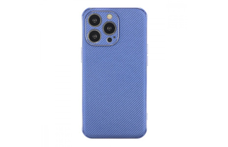 Newface iPhone 13 Pro Max Kılıf Harbon Silikon - Mavi