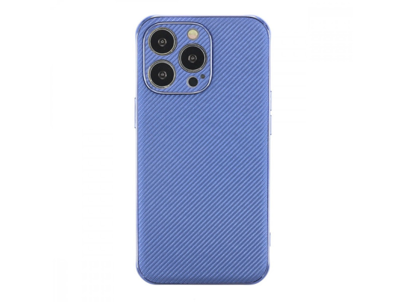 Newface iPhone 13 Pro Max Kılıf Harbon Silikon - Mavi