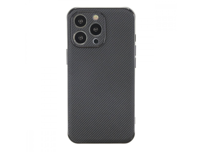 Newface iPhone 13 Pro Max Kılıf Harbon Silikon - Siyah