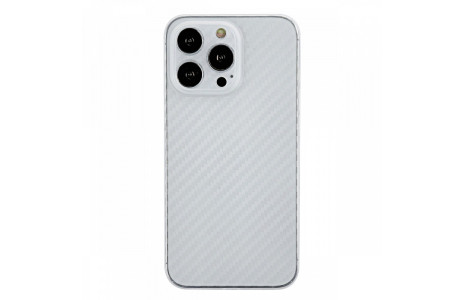 Newface iPhone 13 Pro Max Kılıf Karbon PP Silikon - Şeffaf