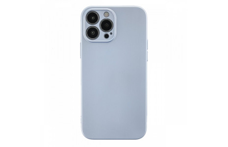 Newface iPhone 13 Pro Max Kılıf Nano içi Kadife Silikon - Sky Blue