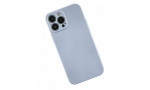 Newface iPhone 13 Pro Max Kılıf Nano içi Kadife Silikon - Sky Blue