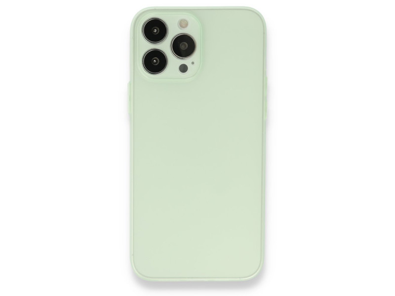 Newface iPhone 13 Pro Max Kılıf Puma Silikon - Açık Yeşil