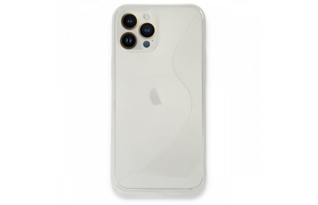 Newface iPhone 13 Pro Max Kılıf S Silikon - Şeffaf