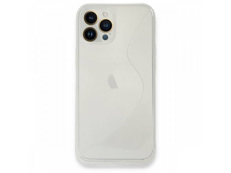 Newface iPhone 13 Pro Max Kılıf S Silikon - Şeffaf