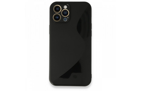 Newface iPhone 13 Pro Max Kılıf S Silikon - Siyah