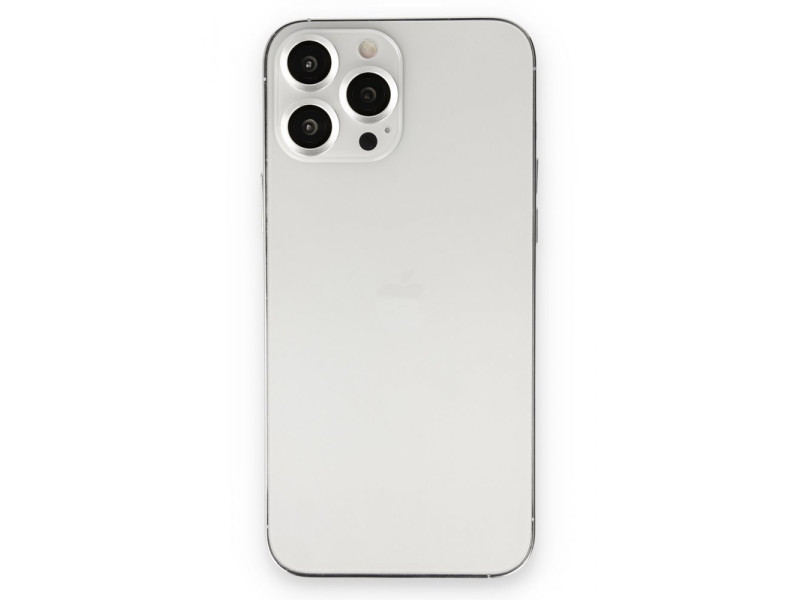 Newface iPhone 13 Pro Metal Kamera Lens - Gümüş