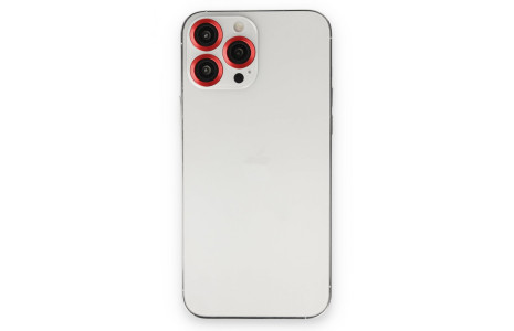 Newface iPhone 13 Pro Metal Kamera Lens - Kırmızı