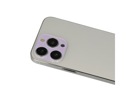 Newface iPhone 13 Pro Rainbow Kamera Lens Koruma Cam - Mor