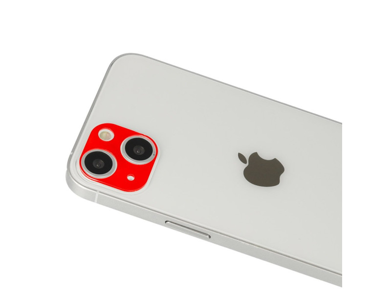 Newface iPhone 13 Rainbow Kamera Lens Koruma Cam - Kırmızı