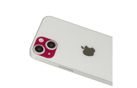 Newface iPhone 13 Rainbow Kamera Lens Koruma Cam - Koyu Kırmızı