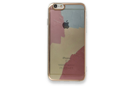 Newface iPhone 6 Kılıf Çiçekli Silikon - Buz Mavi