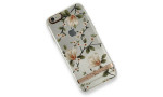 Newface iPhone 6 Kılıf Çiçekli Silikon - Gümüş