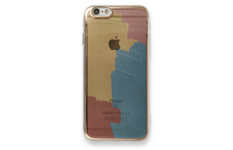 Newface iPhone 6 Kılıf Çiçekli Silikon - Kırmızı