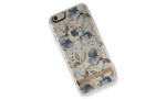 Newface iPhone 6 Kılıf Çiçekli Silikon - Lila