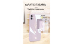 Newface Xiaomi Redmi Note 9S Kılıf Glass Kapak - Siyah