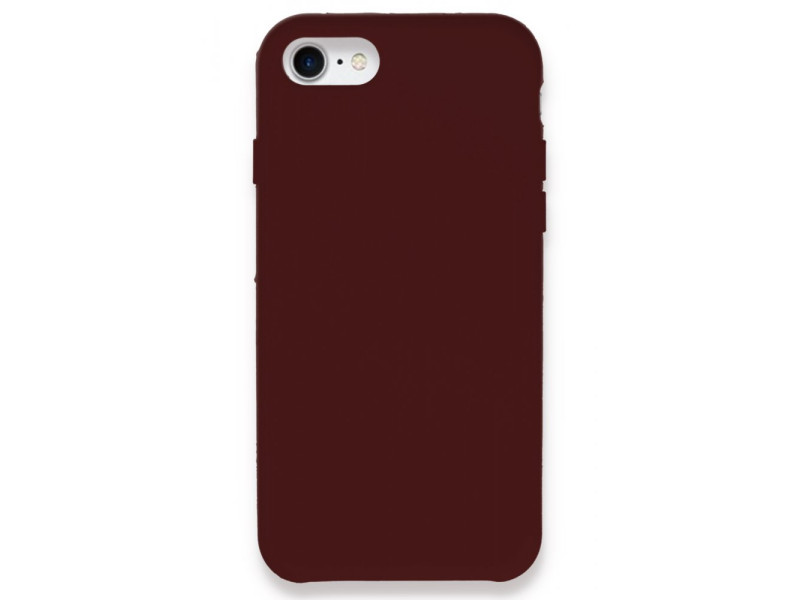 Newface iPhone 7 Kılıf Lansman Legant Silikon - Bordo