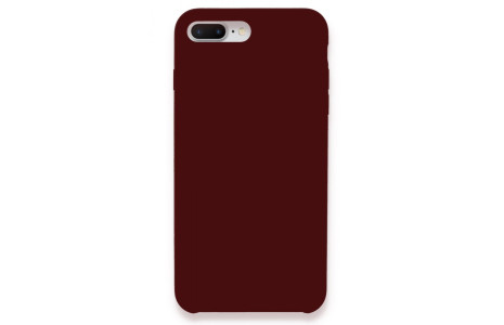 Newface iPhone 7 Plus Kılıf Lansman Legant Silikon - Bordo