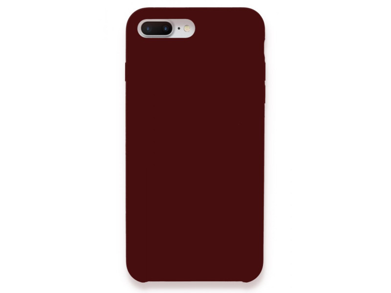 Newface iPhone 7 Plus Kılıf Lansman Legant Silikon - Bordo