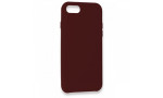 Newface iPhone 7 Plus Kılıf Lansman Legant Silikon - Bordo