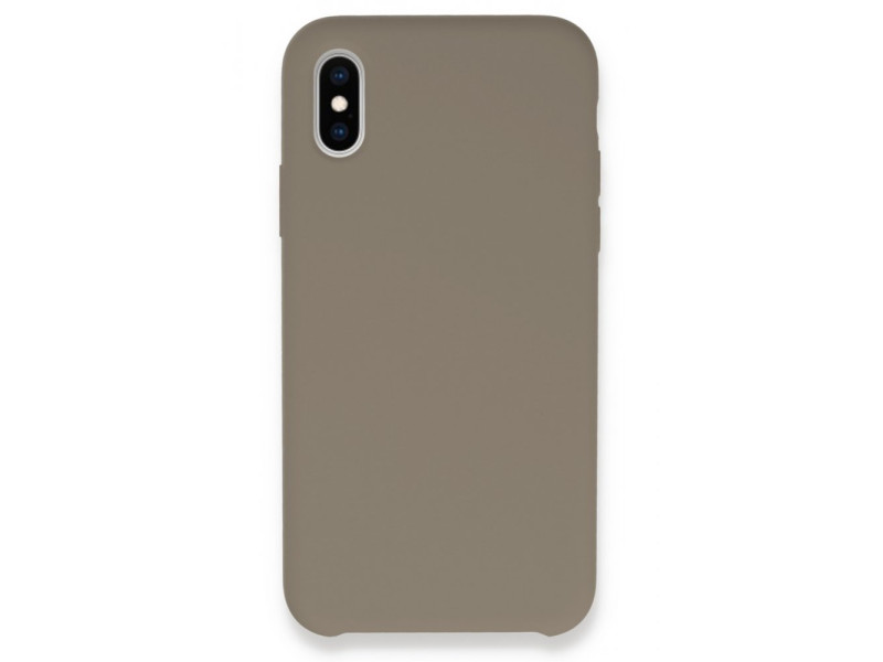 Newface iPhone X Kılıf Lansman Legant Silikon - Bej