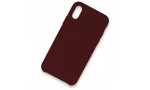 Newface iPhone X Kılıf Lansman Legant Silikon - Bordo