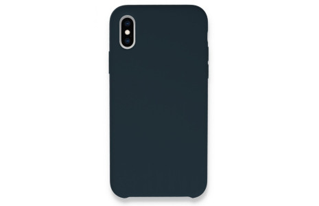 Newface iPhone X Kılıf Lansman Legant Silikon - Gece Mavisi