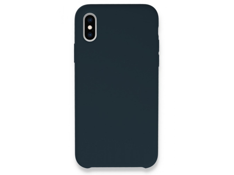 Newface iPhone X Kılıf Lansman Legant Silikon - Gece Mavisi