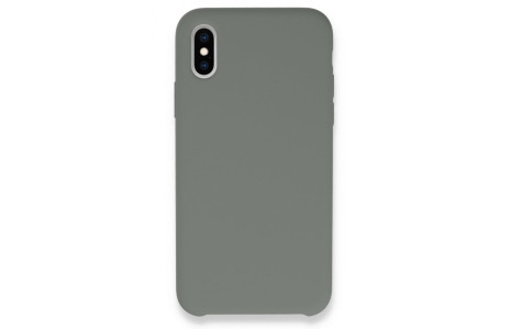 Newface iPhone X Kılıf Lansman Legant Silikon - Gri