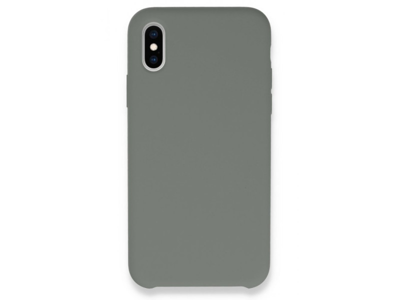 Newface iPhone XS Max Kılıf Lansman Legant Silikon - Gri