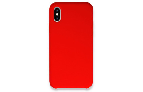 Newface iPhone X Kılıf Lansman Legant Silikon - Kırmızı