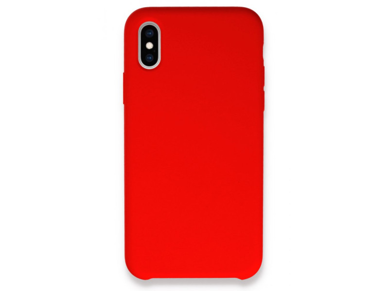 Newface iPhone X Kılıf Lansman Legant Silikon - Kırmızı