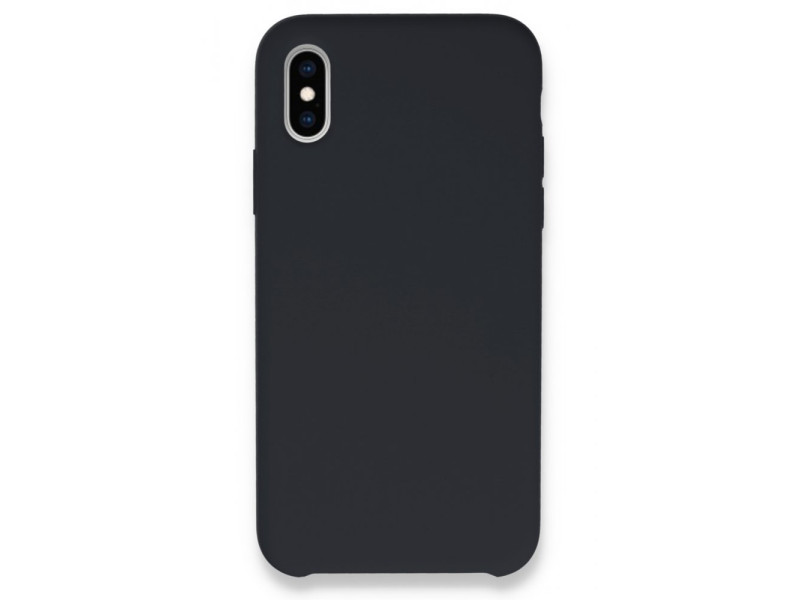 Newface iPhone X Kılıf Lansman Legant Silikon - Koyu Gri