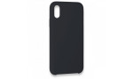 Newface iPhone X Kılıf Lansman Legant Silikon - Koyu Gri