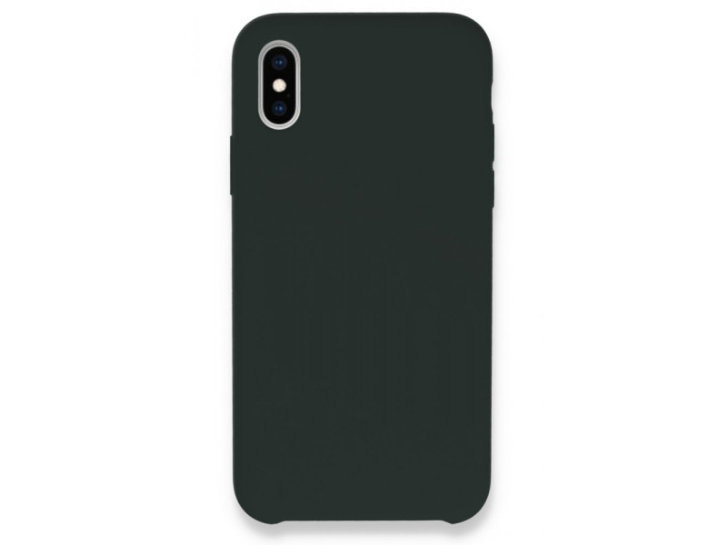Newface iPhone X Kılıf Lansman Legant Silikon - Koyu Yeşil