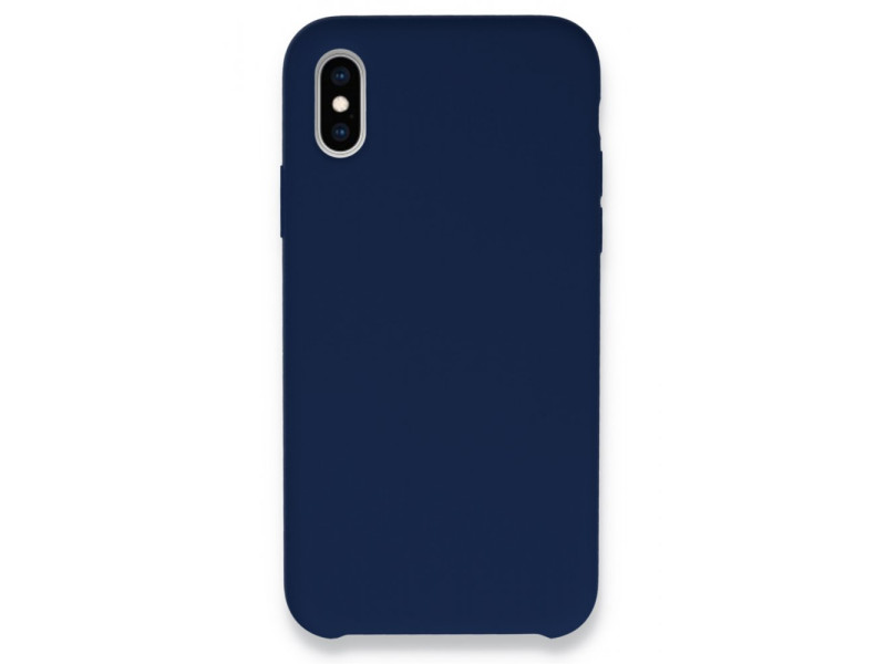 Newface iPhone X Kılıf Lansman Legant Silikon - Lacivert