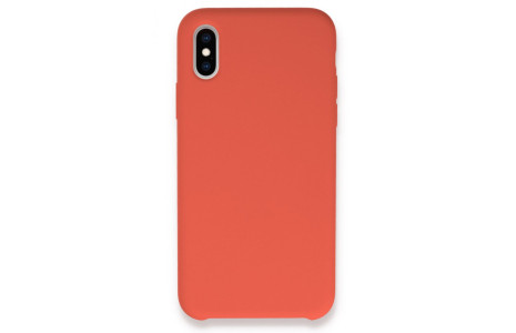 Newface iPhone X Kılıf Lansman Legant Silikon - Turuncu