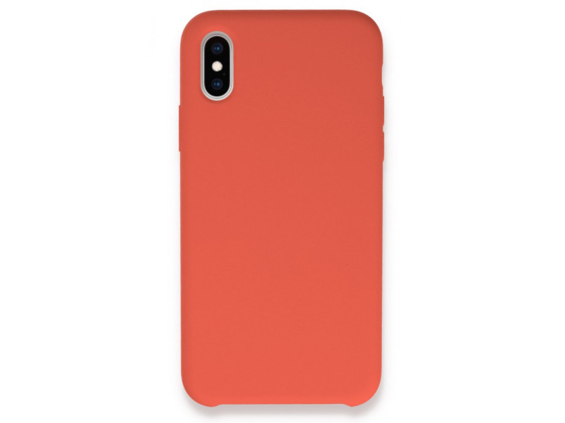 Newface iPhone X Kılıf Lansman Legant Silikon - Turuncu