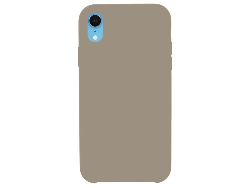 Newface iPhone XR Kılıf Lansman Legant Silikon - Bej