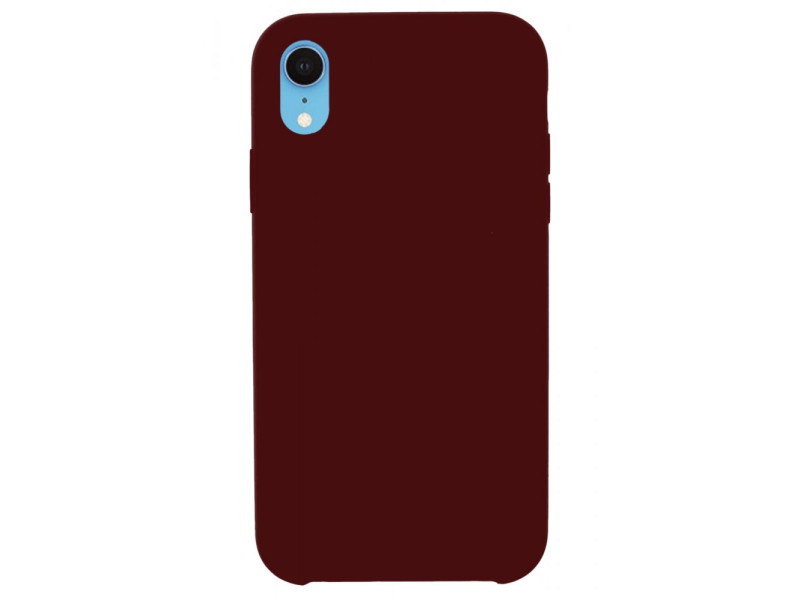 Newface iPhone XR Kılıf Lansman Legant Silikon - Bordo