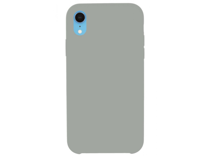 Newface iPhone XR Kılıf Lansman Legant Silikon - Gri