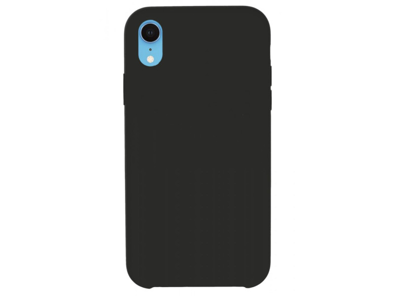 Newface iPhone XR Kılıf Lansman Legant Silikon - Siyah