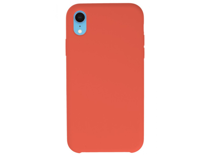 Newface iPhone XR Kılıf Lansman Legant Silikon - Turuncu