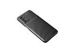 Newface Oppo A16 Kılıf Focus Karbon Silikon - Siyah