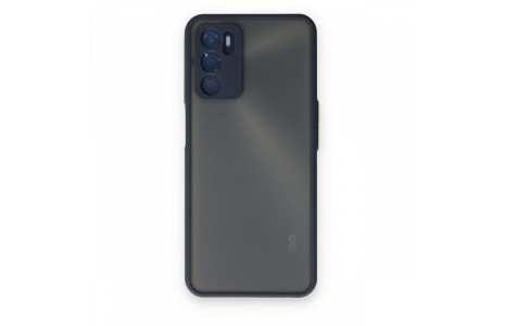 Newface Oppo A16 Kılıf Montreal Silikon Kapak - Lacivert