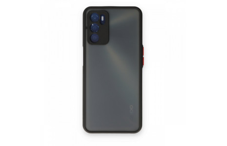 Newface Oppo A16 Kılıf Montreal Silikon Kapak - Siyah
