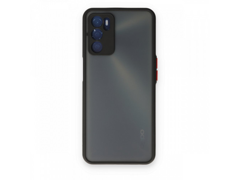 Newface Oppo A16 Kılıf Montreal Silikon Kapak - Siyah