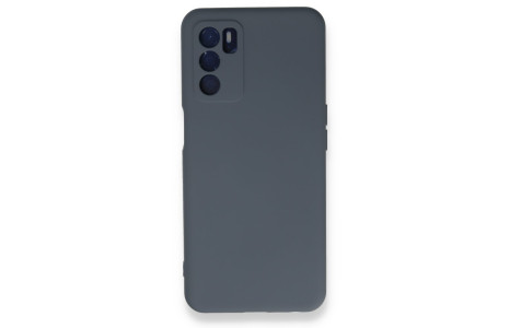 Newface Oppo A16 Kılıf Nano içi Kadife Silikon - Gri