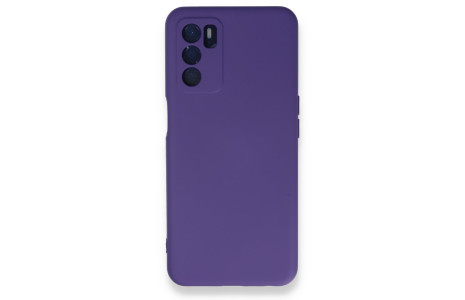 Newface Oppo A16 Kılıf Nano içi Kadife Silikon - Mor