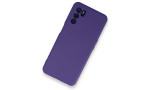 Newface Oppo A16 Kılıf Nano içi Kadife Silikon - Mor